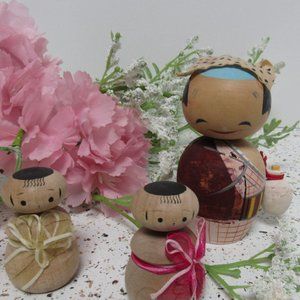 Traditional Japanese kokeshi doll, kokeshi doll